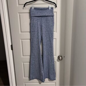 Aerie Blue Flare Yoga Pants
